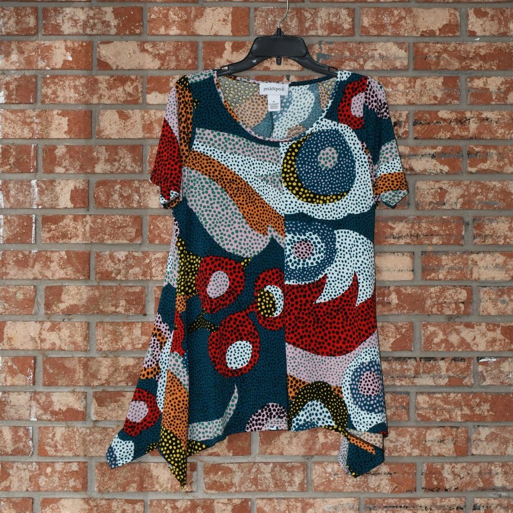 Peck & Peck Multicolored Top - Picture 1 of 3